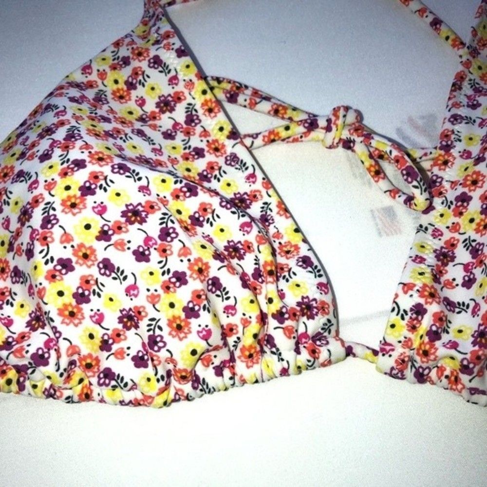 NWT Bathing Suits Outlooks Women’s Swimsuit Top Bottoms Floral Print Size XL - Picture 9 of 16